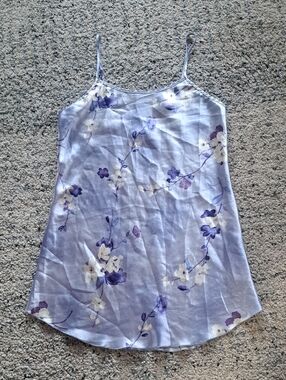Secret Treasures Lavender Floral Satin Chemise